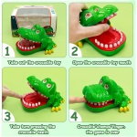 بازی iShyan Crocodile Teeth Toys برای بچه ها، تمساح با انگشت دندانپزشکی بازی های خنده دار اسباب بازی های خنده دار، نسخه 2020 سنین 4 به بالا - Image 2