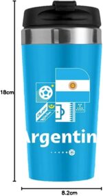 لیوان Fifa RT500402A جام جهانی قطر 2022 فولاد ضد زنگ - آرژانتین - 450 میلی لیتر - Image 3