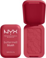 رژگونه باترملت آرایشی حرفه ای NYX، رژگونه پودری، تا 12 ساعت سایش، مقاوم در برابر محو شدن و انتقال، پشت و سر.