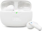 JBL Wave Beam 2 Noise Canceling Adaptive with Smart Ambient True Wireless Earbuds، باس عمیق، Comfort Fit، باتری 40H، هندزفری + VoiceAware، مقاوم در برابر آب و گرد و غبار - JBLWBEAM2WHT، سفید