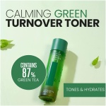 تونر لپالت بیوتی آرامش بخش سبز Turnover 6.75fl.oz | آبرسان و مرطوب کننده عصاره چای سبز W. | لایه برداری ملایم با ترکیبات طبیعی Aha، Bha و PHA | مراقبت از پوست کره ای - Image 2
