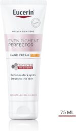 کرم دست Eucerin Even Pigment Perfector با تیامیدول و اسید هیالورونیک، برای پوست یکنواخت و درخشان، ضد آفتاب UVA و UVB با SPF30، مرطوب کننده برای انواع پوست، 75 میلی لیتر - Image 3
