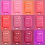 رژگونه باترملت آرایشی حرفه ای NYX، رژگونه پودری، تا 12 ساعت سایش، مقاوم در برابر محو شدن و انتقال، پشت و سر. - Image 4