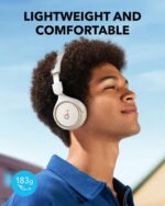 هدفون بی‌سیم Anker H30i، طراحی تاشو، باس خالص، زمان پخش 70 ساعت، بلوتوث 5.3، سبک و راحت، قابلیت اتصال به برنامه، اتصال چند نقطه‌ای - Image 4