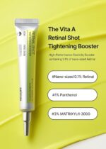celimax The Vita A تقویت کننده شات شبکیه | 0.1% رتینال، 3% ماتریکسیل، رتینوئید با استحکام بالا برای ضد پیری، کاهش دهنده منافذ، چین و چروک و خطوط ریز، پوست سفت تر، 15 میلی لیتر - Image 3