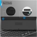 صفحه‌کلید بی‌سیم J JOYACCESS 2.4G صفحه‌کلید بی‌سیم باریک و جمع‌وجور با پد عددی برای لپ‌تاپ، اپل، رایانه، رایانه شخصی - Image 3