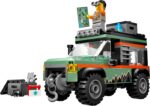 مجموعه اسباب بازی کامیون کوهستانی آفرود LEGO City 4x4 - ساخت اسباب بازی برای پسران و دختران 6 سال به بالا - ایده های سرگرم کننده هدیه برای تولدها و تعطیلات - شامل. یک مینی فیگور و لوازم جانبی - 60447 - Image 2