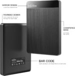 هارد اکسترنال UnionSine 500 گیگابایت فوق باریک هارد درایو قابل حمل USB3.0 حافظه HDD سازگار با کامپیوتر، دسکتاپ، لپ تاپ، مک، ایکس باکس وان، ایکس باکس 360، PS4 (مشکی) HD2510 - Image 2
