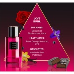 عطر زنانه Aoura London Love Rush – یک رایحه گلی تازه و جذاب – ماندگار، زیبا و جذاب – ادو پرفیوم، 100 میلی لیتر - Image 2