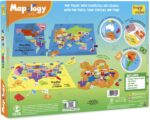 Imagimake Mapology ایالات متحده و نقشه جهان پازل با پرچم، پایتخت و برچسب | اسباب بازی های آموزشی برای کودکان 5-7 | آموزش پازل جغرافیا برای کودکان 8 تا 12 ساله | هدایای عید پاک برای کودکان | اسباب بازی های عید پاک - Image 4