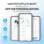 صداگذاری توسط هدفون بی‌سیم واقعی Anker A20i، بلوتوث 5.3، برنامه، صدای سفارشی، زمان پخش طولانی 28 ساعت، مقاوم در برابر آب، 2 میکروفون برای تماس‌های Al Clear، حالت تک ایرباد، طراحی قابل حمل - Image 3