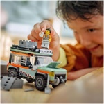مجموعه اسباب بازی کامیون کوهستانی آفرود LEGO City 4x4 - ساخت اسباب بازی برای پسران و دختران 6 سال به بالا - ایده های سرگرم کننده هدیه برای تولدها و تعطیلات - شامل. یک مینی فیگور و لوازم جانبی - 60447 - Image 3
