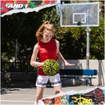 AND1 Fantom Graffiti Rubber Basketball Game Ready، 27.5 اینچ، سایز جوانی 5، ساخته شده برای داخل و خارج از منزل، فروخته شده تخلیه شده (پمپ شامل نمی شود)، ولت - Image 4