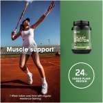 پودر پروتئین گیاهی 100% استاندارد طلایی Optimum Nutrition (ON)، بدون گلوتن، پروتئین گیاهی برای حمایت و ریکاوری عضلات با اسیدهای آمینه - وانیل خامه ای، 740 گرم، 20 وعده - Image 4