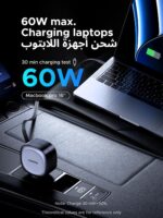 شارژر ماشین جمع شونده 75 واتی UGREEN با کابل USB C داخلی 60 واتی 75 سانتی متری، شارژر ماشین نوع C شارژر سریع شارژر 3 پورت آداپتور شارژ تلفن خودرو، برای آیفون 17 سری، مک بوک پرو/ایر، سامسونگ S25 اولترا - Image 4