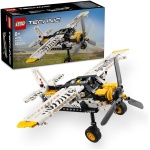 LEGO Technic Bush Plane Toy - مدل ست هواپیما برای پسران و دختران 8 سال به بالا - ملخ چرخان و موتور پیستونی برای نقش آفرینی تخیلی - ایده هدیه تولد کودکان 42198