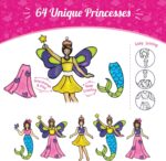Imagimake Window Art Princess | اسباب بازی دخترانه 5-10 سال | ست نقاشی شیشه ای 16 پارچه | طرح های پرنسس، پری دریایی و اسب شاخدار | کیت هنرهای خلاقانه و صنایع دستی | هدایای ماه رمضان، تولد و برگشت - Image 4