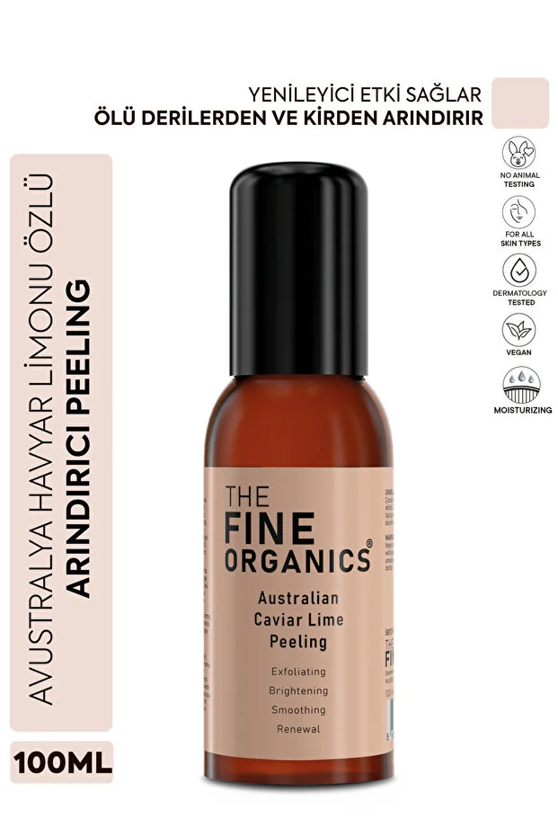 1_org_zoom (31) FINE ORGANICS عصاره لیمو خاویار استرالیا، لایه بردار پوست صورت و بدن 100 میلی لیتر - Image 1