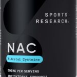 مکمل وگان ان-استیل سیستئین اسپورتس ریسرچ (Sports Research NAC) ۶۰۰ میلی‌گرم – حمایت از فعالیت آنتی‌اکسیدانی، ۹۰ کپسول