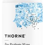 مکمل زینک پیکولینات تورن (THORNE) ۳۰ میلی‌گرم – زینک با جذب بالا برای حمایت از سیستم ایمنی، رشد، سلامت پوست و چشم، ۶۰ سروینگ