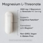 کپسول منیزیم ال-ترئونات اسپورتس ریسرچ (Sports Research Magtein®) – ۲۰۰۰ میلی‌گرم برای حمایت از حافظه، تمرکز، سلامت مغز، خواب و خلق‌وخو، ۹۰ کپسول - Image 2