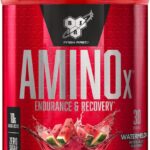 مکمل آمینواسید BSN AMINOx® با طعم هندوانه – پودر آمینواسید فوری برای افزایش استقامت و ریکاوری، ۴۳۵ گرم، ۳۰ سروینگ