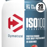 پروتئین وی ایزوله دایماتایز ISO100 با طعم توت‌فرنگی – ۶۱۰ گرم، ۲۰ سروینگ