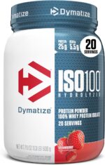 پروتئین وی ایزوله دایماتایز ISO100 با طعم توت‌فرنگی – ۶۱۰ گرم، ۲۰ سروینگ
