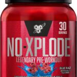 مکمل پیش‌تمرین BSN N.O.-XPLODE Legendary با بتاآلانین و کراتین – طعم پانچ میوه