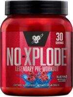 مکمل پیش‌تمرین BSN N.O.-XPLODE Legendary با بتاآلانین و کراتین – طعم پانچ میوه