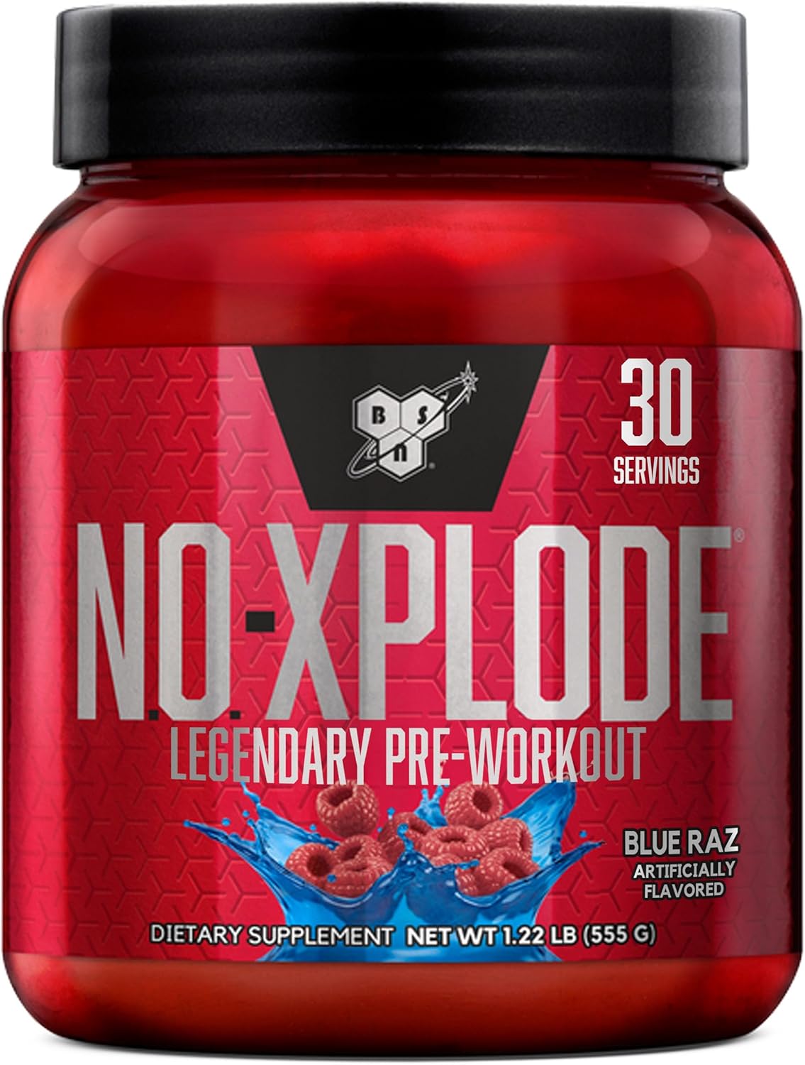 81W7+C1WH9L._AC_SL1500_ مکمل پیشتمرین BSN N.O.-XPLODE Legendary با بتاآلانین و کراتین – طعم پانچ میوه - Image 1