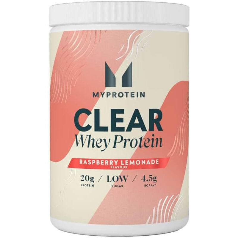 پروتئین کلیر وی ایزوله مای‌پروتئین (Myprotein Clear Whey Isolate) با طعم تمشک و لیموناد – ۲۰ سروینگ