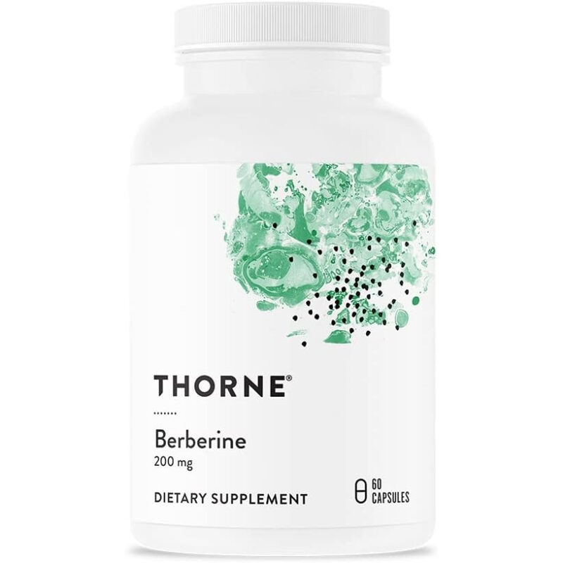 مکمل بربرین تورن (THORNE Berberine) ۲۰۰ میلی‌گرم – حمایت از سلامت قلب، سیستم ایمنی و دستگاه گوارش، ۶۰ کپسول، ۶۰ سروینگ