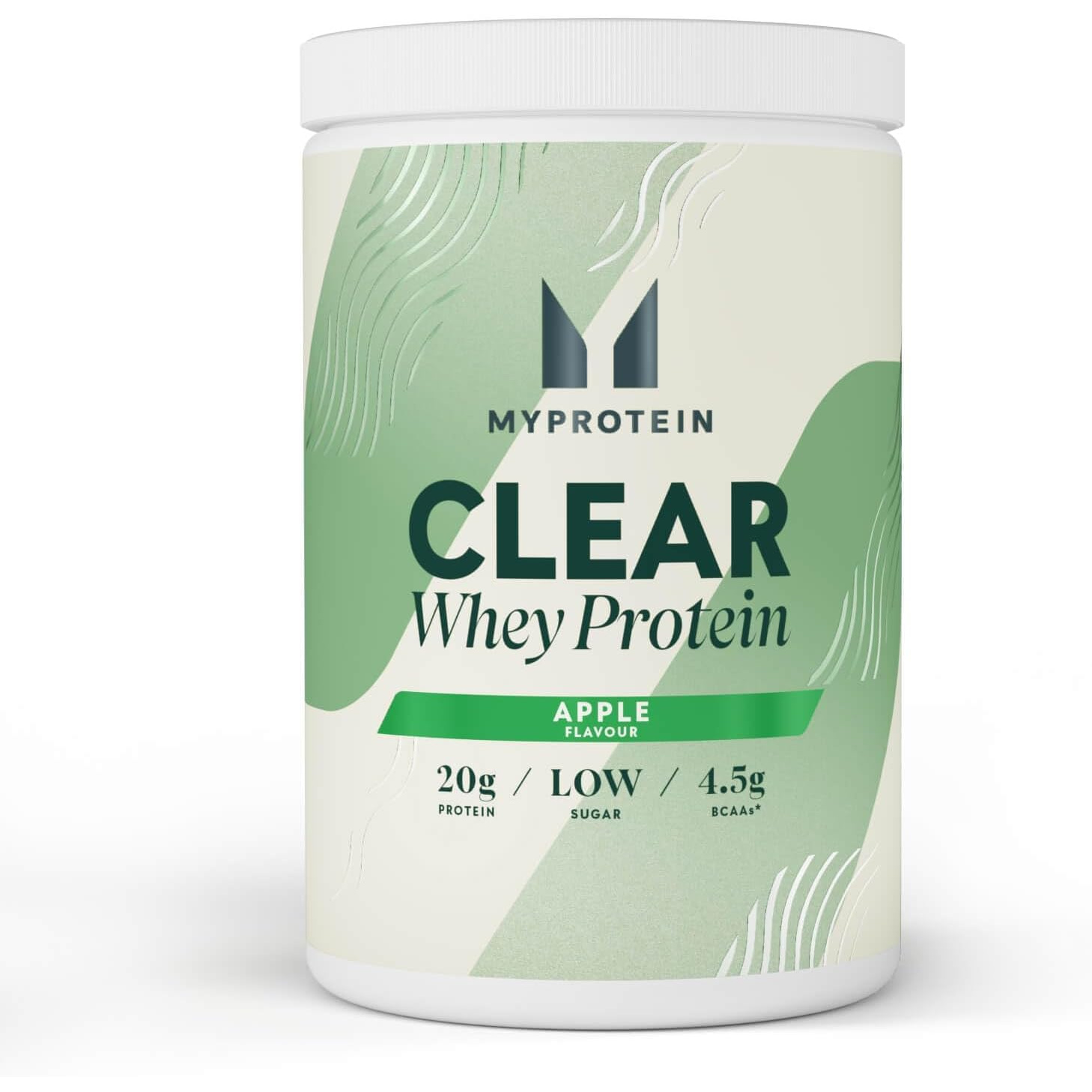 616k1PUR2L._AC_SL1500_ پروتئین کلیر وی ایزوله مایپروتئین (Myprotein Clear Whey Isolate) با طعم سیب – ۵۰۰ گرم، ۲۰ سروینگ - Image 1
