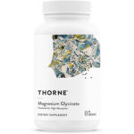 منیزیم گلیسینات تورن (THORNE Magnesium Glycinate) – حمایت از خواب آرام، آرامش عضلات، سلامت قلب و متابولیسم، ۹۰ سروینگ