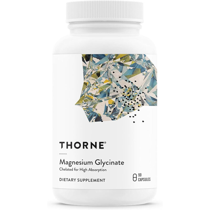 منیزیم گلیسینات تورن (THORNE Magnesium Glycinate) – حمایت از خواب آرام، آرامش عضلات، سلامت قلب و متابولیسم، ۹۰ سروینگ