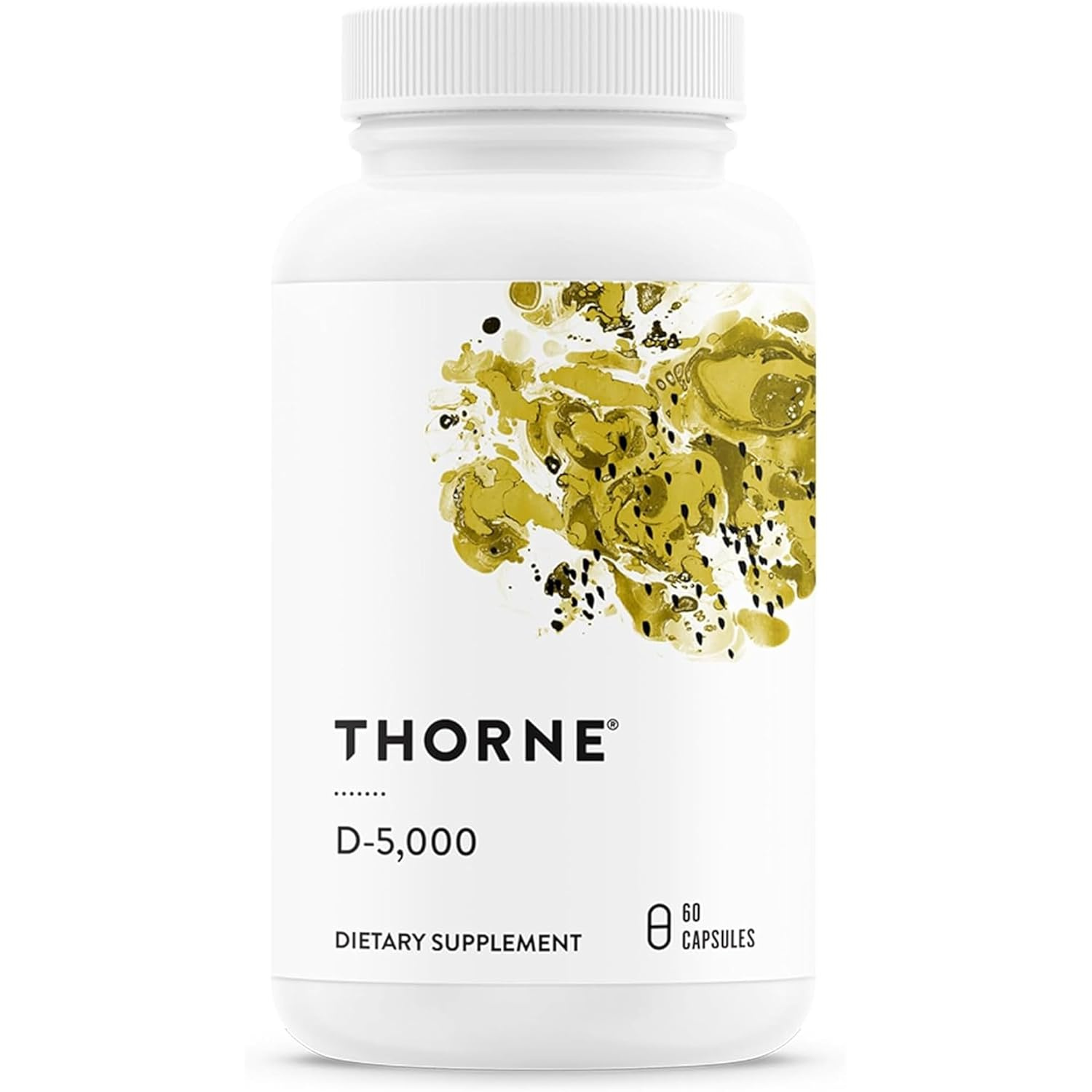 61SFbAJr7vL._AC_SL1500_ ویتامین D3 5000 تورن (THORNE Vitamin D-5000) – ۵۰۰۰ واحد بینالمللی، ۶۰ کپسول - Image 1