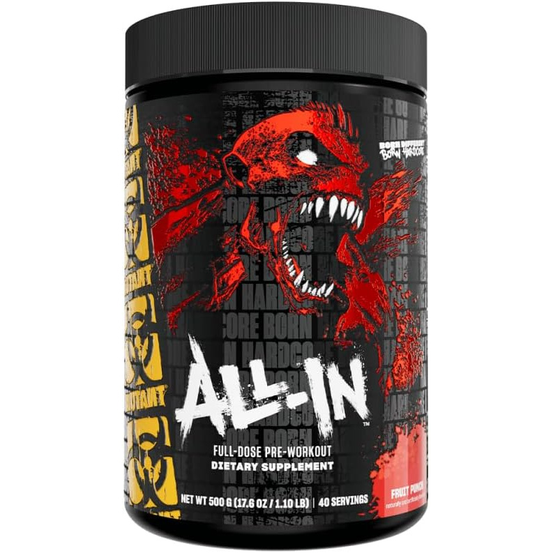 61ZhFIhA6xL._AC_SL1000_ پیشورکاوت کامل Mutant Madness All-in – طعم Tropical Cyclone، ۵۰۴ گرم، ۱۸ سروینگ - Image 1