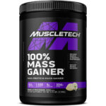 مس گینر ۱۰۰٪ ماسل‌تک (MuscleTech 100% Mass Gainer) با طعم میلک‌شیک وانیلی – ۲.۳۳ کیلوگرم