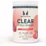 پروتئین کلیر وی ایزوله مای‌پروتئین (Myprotein Clear Whey Isolate) با طعم توت‌فرنگی – ۲۰ سروینگ