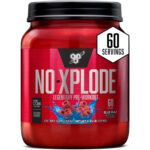 پری‌ورک‌اوت BSN N.O.-XPLODE با طعم بلو رز (Blue Raz) – ۶۰ سروینگ