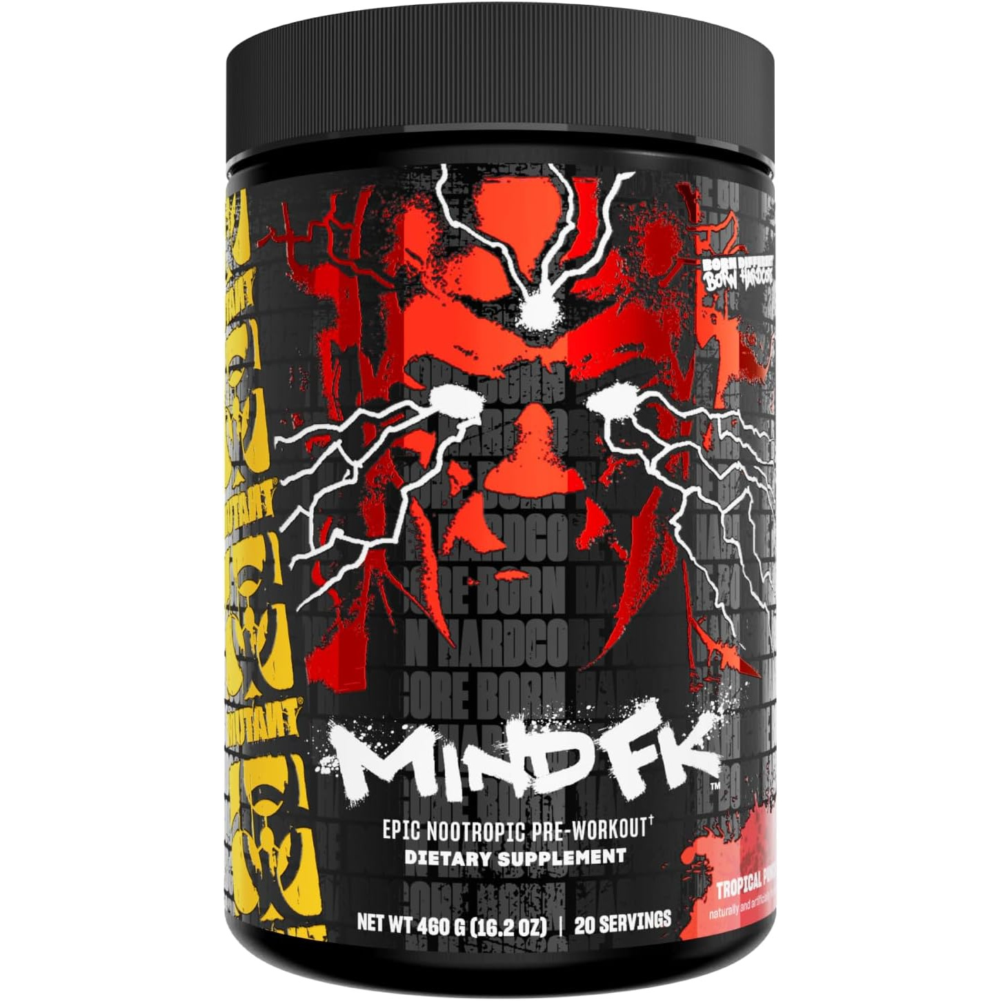 71cShU8CqVL._AC_SL1500_ مکمل پیشورکاوت نوتروپیک Mutant Mind FK Epic – تمرکز ذهنی و عملکرد ورزشی، طعم Tropical Punch، ۴۶۰ گرم، ۲۰ سروینگ - Image 1