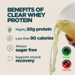 پروتئین کلیر وی ایزوله مای‌پروتئین (Myprotein Clear Whey Isolate) با طعم توت‌فرنگی – ۲۰ سروینگ - Image 2