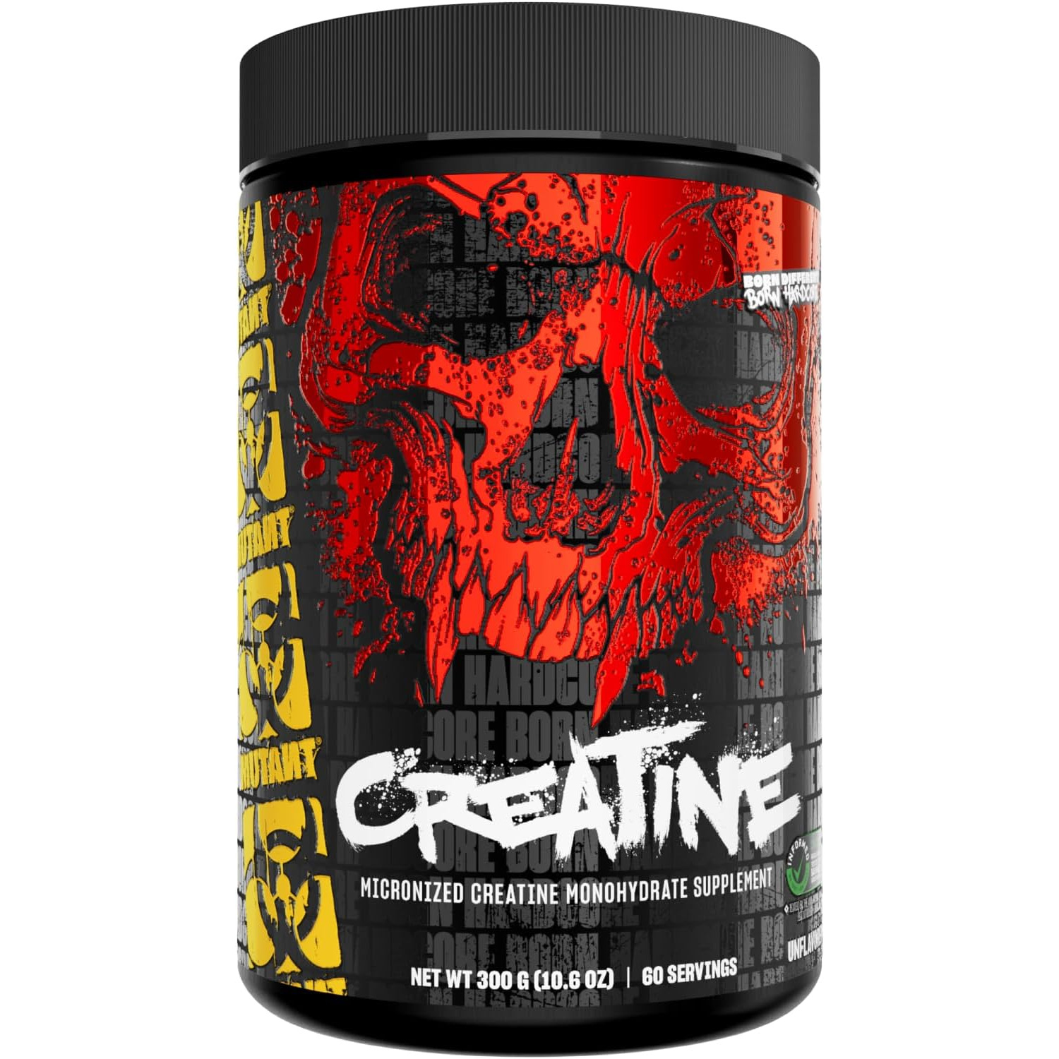 71kJaY2oaAL._AC_SL1500_ پودر کراتین مونوهیدرات میکرونایزد موتانت (Mutant Creatine) بدون طعم – ۳۰۰ گرم، ۶۰ سروینگ - Image 1