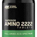 قرص آمینو 2222 اپتیموم نوتریشن (Optimum Nutrition Superior Amino 2222) – حاوی آمینواسیدهای ضروری (EAAs)، ۱۶۰ عددی