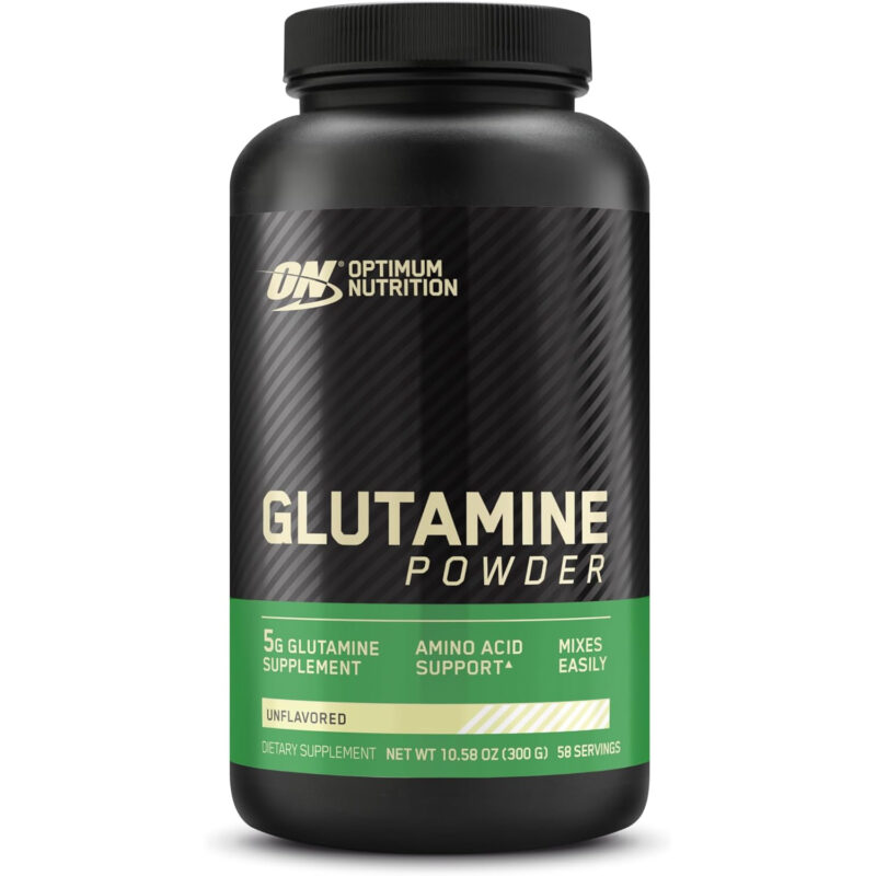 پودر ریکاوری عضلات ال گلوتامین Optimum Nutrition (ON) – بدون طعم، 300 گرم، 58 وعده