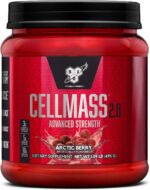 مکمل ریکاوری پس از تمرین BSN CellMass 2.0 با طعم آرکتیک بری – حاوی کراتین، BCAA و گلوتامین، مناسب رژیم کتو، ۲۵ سروینگ