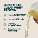 پروتئین کلیر وی ایزوله مای‌پروتئین (Myprotein Clear Whey Isolate) با طعم سیب – ۵۰۰ گرم، ۲۰ سروینگ - Image 2