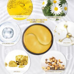 پچ زیر چشم طلای ۲۴ عیار Fivewan – ۶۰ عددی، حاوی کلاژن و هیالورونیک اسید، ضد پف، تیرگی و چین‌وچروک - Image 4