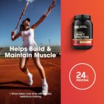 پروتئین وی گلد استاندارد ۱۰۰٪ اپتیموم نوتریشن (Optimum Nutrition Gold Standard 100% Whey) با طعم بستنی وانیلی – ۸۹۹ گرم، ۲۹ سروینگ - Image 4